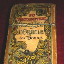 1890 Ancien jeu type Etteilla - Tarot égyptien - Grand jeu de l'Oracle des Dames