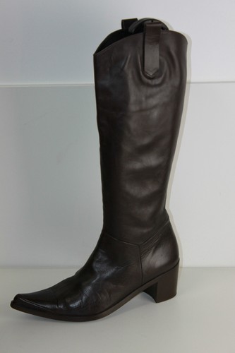 Bottes pointues parallele cuir - parallele,