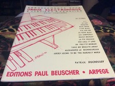 LIVRE PARTITIONS .ARRANGEMENTS POUR ORGUE ÉLECTRONIQUE 2 claviers tous claviers 