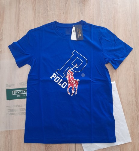 Shirt polo ralph - t-shirt, bleu