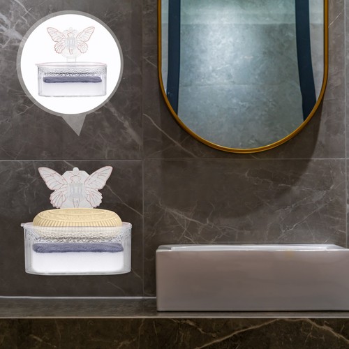 Accroche savon mural - savon, boîte