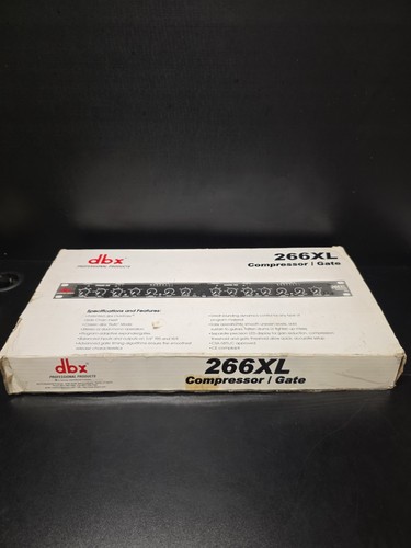 Dbx 266xl compressor gate dual - compressor,