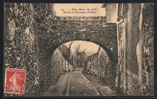 Cpa athis mons rue la - cpa, de