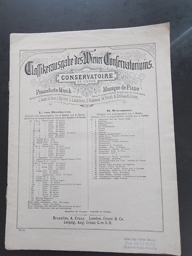 Partition ancienne piano - ancienne,