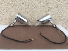 2 anciens spots en laiton chromé / Orientables / Luminaire / Déco