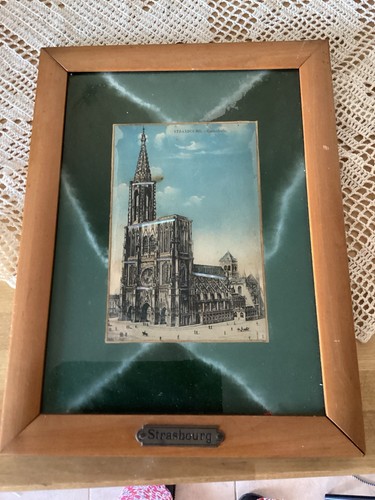 Fixé sous verre cathédrale - fixé,