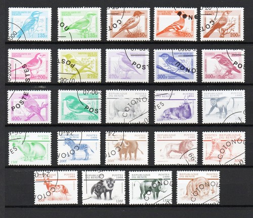 Lot timbres benin - du,