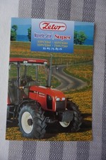 prospectus agricole,   tracteur  ZETOR Nouvelle Série 1 Super