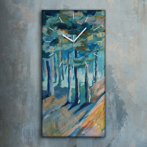 Horloge décorative sur toile