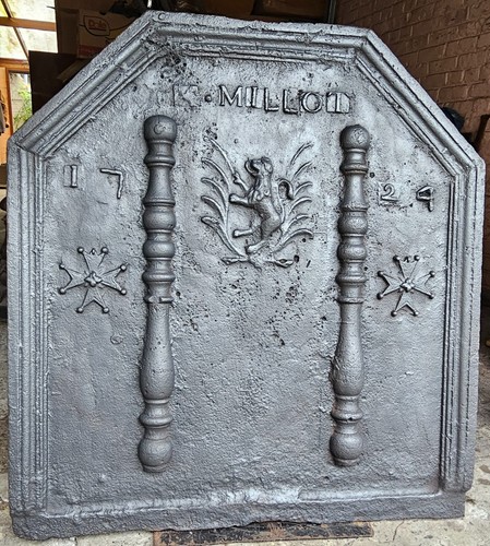 Plaque cheminée - plaque,