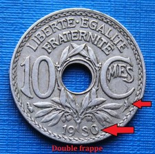 Monnaie fautée : 10 Centimes