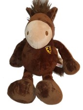 Grande peluche Cheval marron brun Ferrari 50 cm NICI