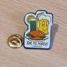 (ZE) pin's pins pin lapel bar du marché jarnac en charente 16