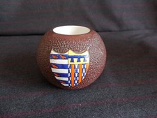 PYROGENE PORTE ALLUMETTES FAIENCE anglaise CARLTON WARE for Bacon Bros Cambridge