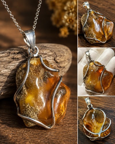 Grand pendentif véritable - grand, en