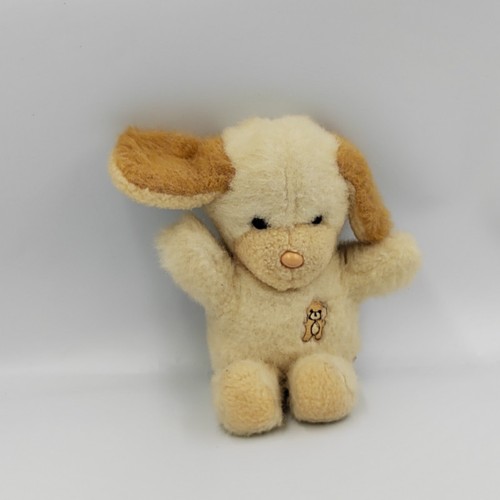 Doudou peluche chien beige - doudou,