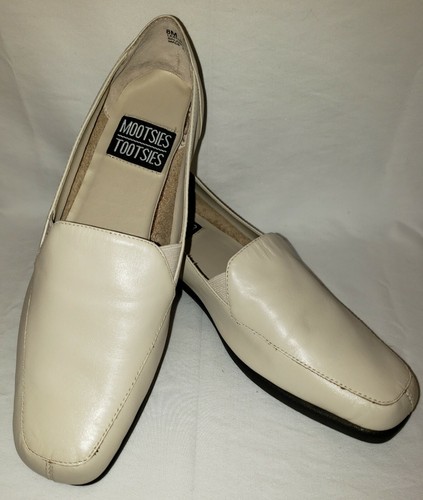 Women ivory leather slip on - women's,