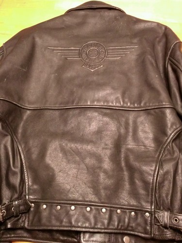 Veste cuir fatboy harley - veste,