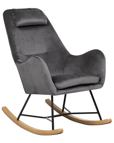 Beliani fauteuil à bascule - fauteuil,