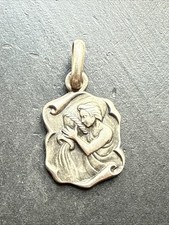 Ancien Pendentif Argent Massif