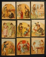 Serie De 9 Chromos Quinquina A