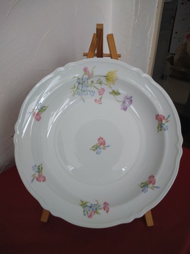 Plat rond creux porcelaine - rond, en