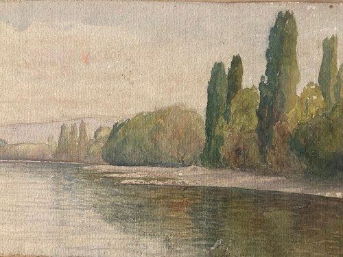 Peinture aquarelle paysage - aquarelle,