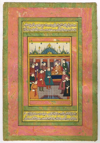 Peinture miniature mughal - peinture,