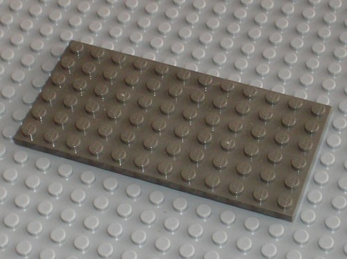 Lego olddkgray plate 12 - lego, 6
