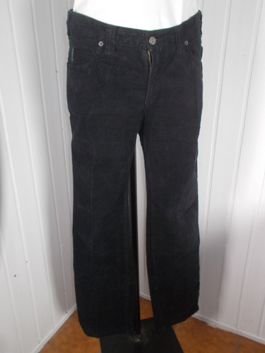 Pantalon droit velours noir