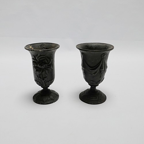 Paire vases cheminée en - de, de