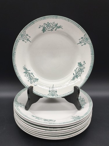 Lot assiettes anciennes - 9,