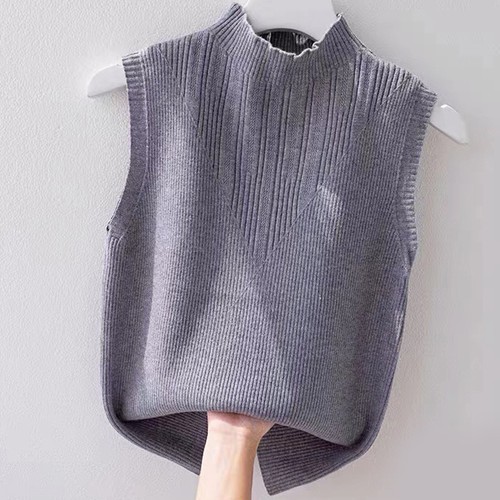 Gilet tricot décontracté - en,