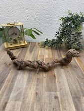 Ancien Grand Tire-bouchon en Bois de Vigne Arbois Signé Henri Maire Vintage XXL