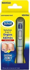 Scholl Solution 2 En 1 Prévention et Traitement Ongles Abîmés Par Mycose 3,8 ml