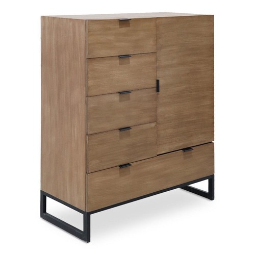 Buffet tiroirs 1 porte - 5, &