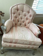 Antique French Bergere Chair c