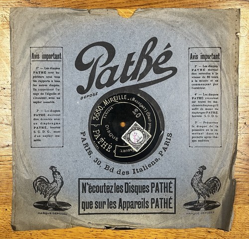 Disques pathe centre - pathe,