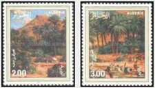 Timbres Arts Tableaux Algérie 852/3 * (30735)
