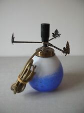 Lampe pied de lampe boule en pâte de verre de 22 cm
