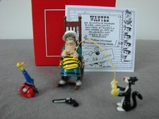 LUCKY LUKE MA DALTON TRICOTANT DANS SON ROCKING CHAIR COLLECTION MORRIS LUCKY LU