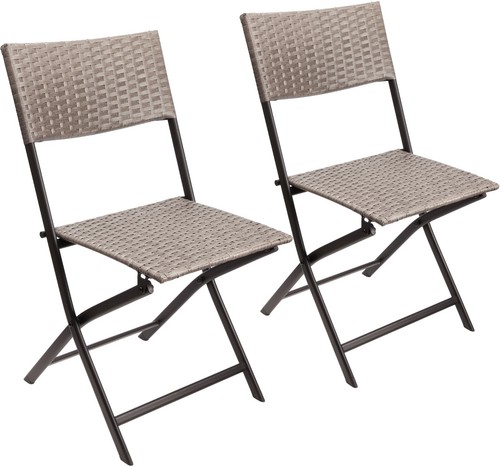 Chaises bistro rotin - chaises, marron
