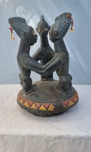 African statue wooden - african,