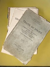 Gaston Arexy Traité de Police 2 volumes 1925