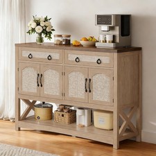 Rattan buffet sideboard - 47.2",