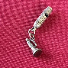 Ancien sceau cachet de châtelaine et sifflet