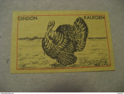 Dindon kalkoen affiche timbre - kalkoen,