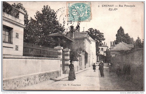 Chenay la rue principale - chenay,