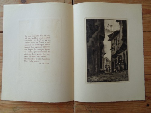 Gravure estampe signée