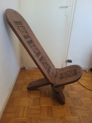 Chaise artisanale bois - , d'